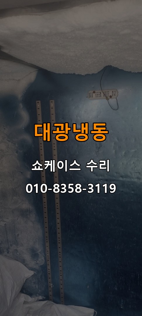 대광냉동 쇼케이스 수리 상담 010-8358-3119