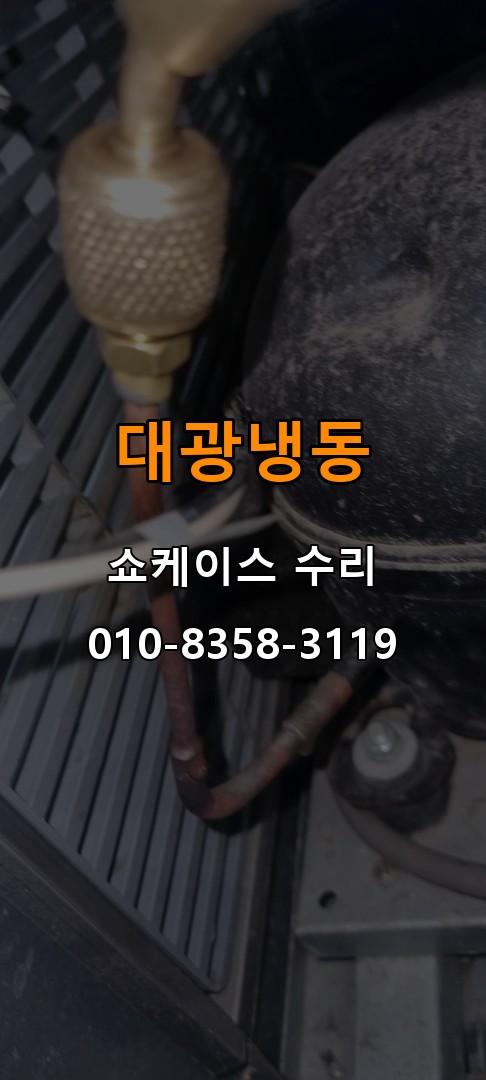대광냉동 쇼케이스 수리 상담 010-8358-3119