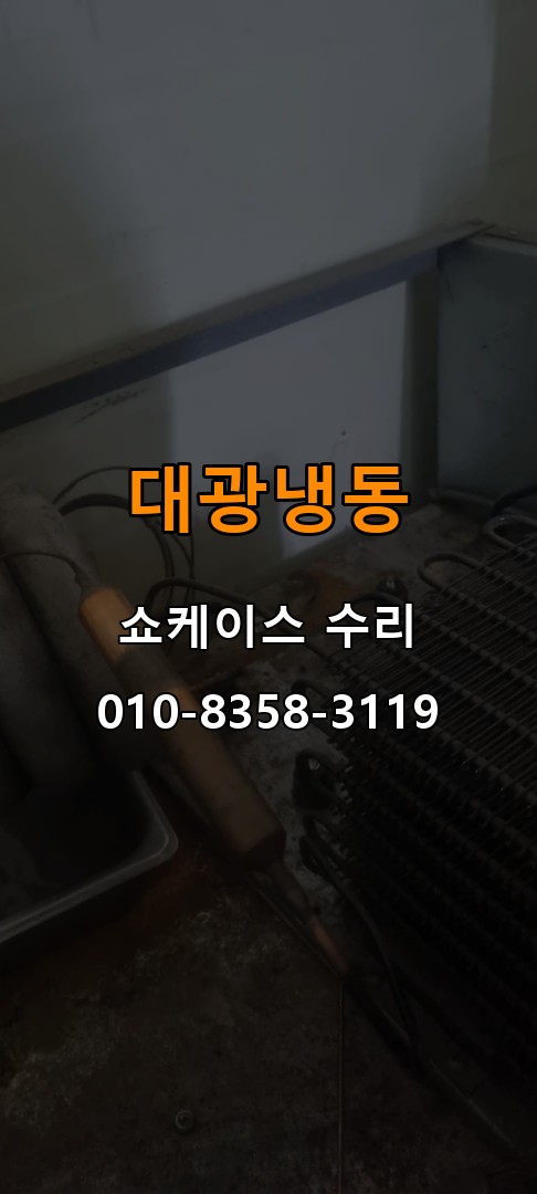대광냉동 쇼케이스 수리 상담 010-8358-3119