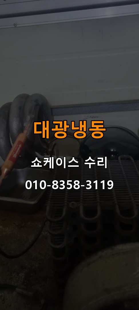 대광냉동 쇼케이스 수리 상담 010-8358-3119