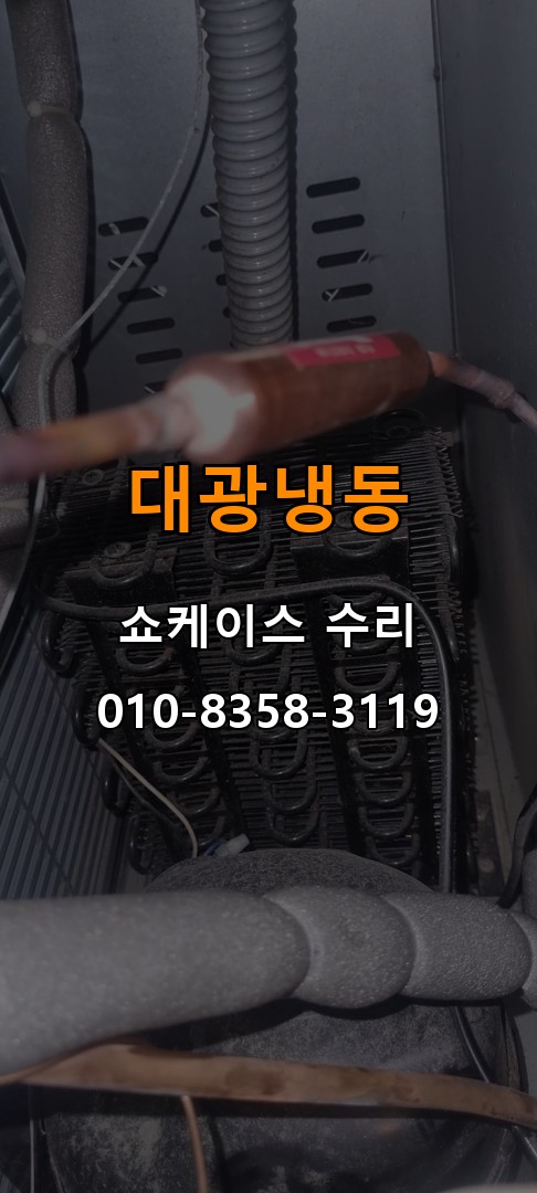 대광냉동 쇼케이스 수리 상담 010-8358-3119