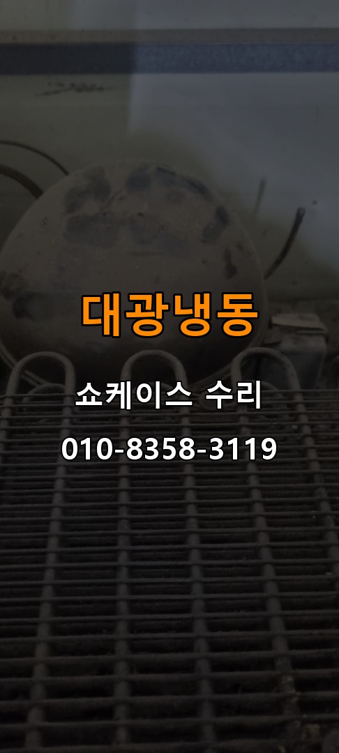대광냉동 쇼케이스 수리 상담 010-8358-3119